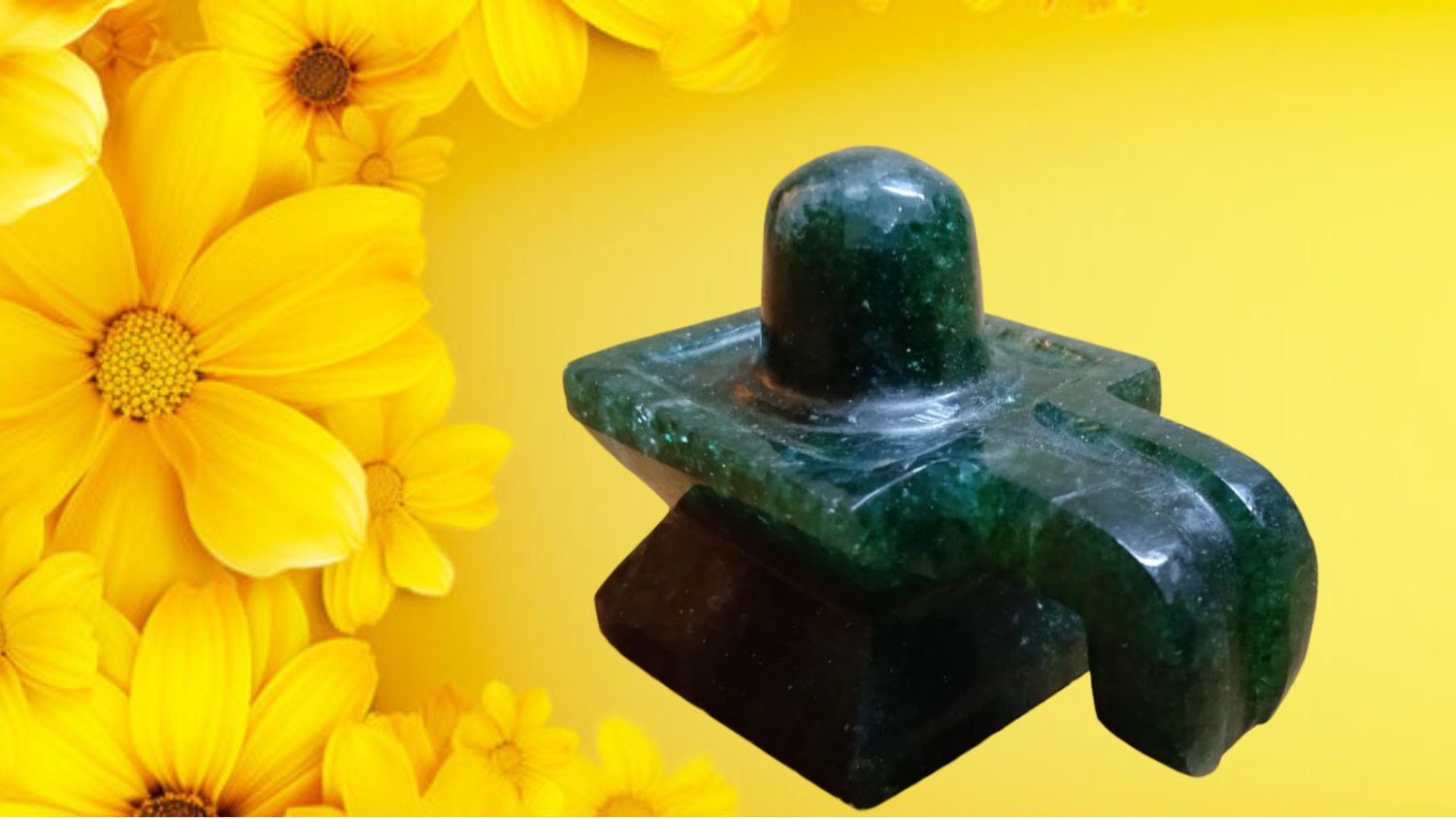 Natural Green Jade Shiva Lingam – Sacred & Healing/नेचुरल ग्रीन जेड शिवलिंग
