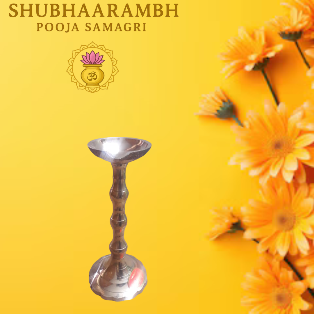 LONG DIYA (BRASS)/पीतल का लंबा दीपक