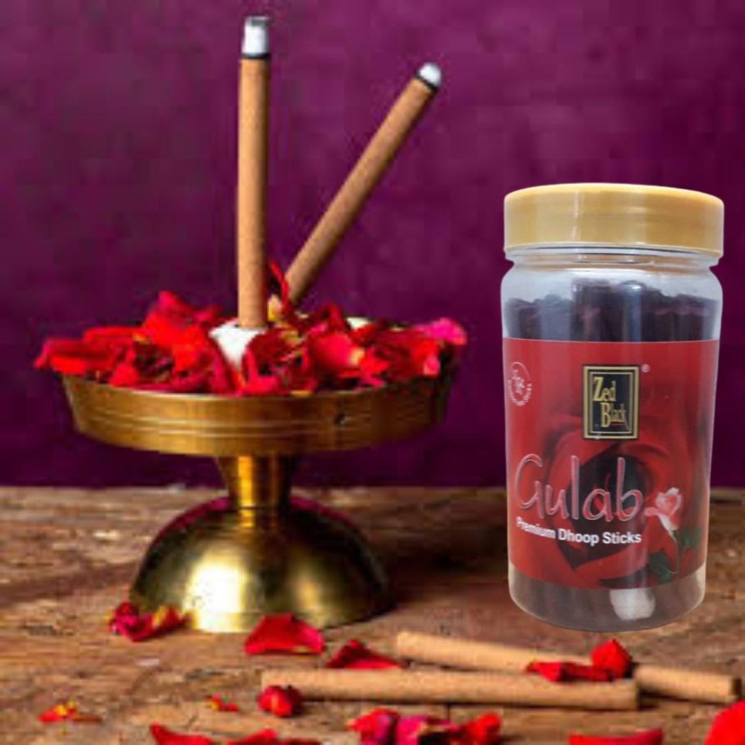 Zed Black Gulab Premium Dhoop Stick/ज़ेड ब्लैक गुलाब प्रीमियम धूप स्टिक